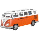  Autobus na daljinsko upravljanje Retro City sa svjetlosnim efektima 1:30 - narančasti | shoptok.hr