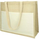  Vrečka iz jute z bombažnim žepom Soro | Shoptok.si
