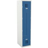  garderobna omara z, vxšxg 1800 x 400 x 500 mm, s podnožjem, svetlo modra vrata Cene