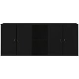 Hammel Črna stenska skrinja Mistral Kubus, 169 x 69 cm | Shoptok.si