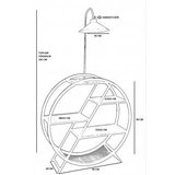 Opviq pluton ceviz lambader metal Baslıklı lampa | ePonuda.com