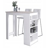 AKORD Barna miza za stol 115cm bela / Sonoma hrast, (21713704) | Shoptok.si