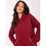 RUE PARIS Sweatshirt-RV-BL-A874.01P-burgundy Cene
