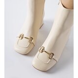 Gemre Beige block heel ankle boots Prewitt | shoptok.hr