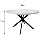 MID.YOU Jedilna miza , siva | Shoptok.si