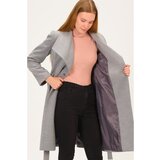 Dewberry Z6639 LADIES COAT-LIGHT GREY Cijene