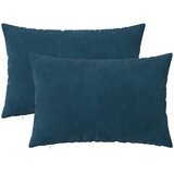 Presvlaka za jastuk 2 pcs HEERLEN Plava 50 x 70 cm Baršun | shoptok.hr
