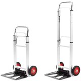  Foldable Aluminum Warehouse Transport Trolley 90kg | shoptok.hr