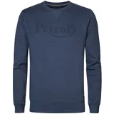Petrol Industries Sweater majica morsko plava / crna