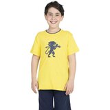Leone 1947 Majice s kratkimi rokavi Boy T-Shirt Short Sleeves Welcome Rumena Cene