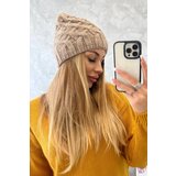 Kesi Cap with fleece Agnieszka K239 light beige | shoptok.hr
