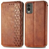 INORCO Ovitek za telefon Nokia C32 proti praskam Rhombus odtis odporen na udarce usnjena denarnica stojalo pokrov, (22036056) Cene