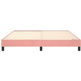  Za krevet s oprugama ružičasti 180x200 cm baršunasti | shoptok.hr