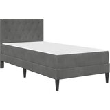  Okvir kreveta s madracem Tamno siva 90 x 190 cm Baršun | shoptok.hr