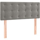 Box spring postelja z vzmetnico svetlo siva 80x200 cm žamet, (20726275) | Shoptok.si