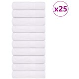 vidaXL Kopalne brisače 25 kos bela 100x150 cm 360 g/m² 100% bombaž Cene
