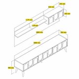 Hanah home TV Komoda Lyon 2 Orah | Eponuda.ba