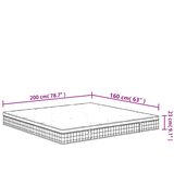  Madrac s oprugama bonnell srednji 160 x 200 cm | shoptok.hr
