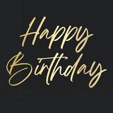 Procos Elegantni rojstnodnevni prtiček s napisom Happy Birthday – 2-slojni, 33x33 cm, 20 kosov Cene