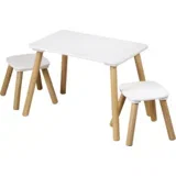 KSP17707 DEČIJI STO SA 2 STOLICE BELI