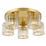Toolight Elegantna zlatna stropna svjetiljka EBT024-5C GOLD | shoptok.hr