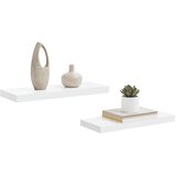  Plutajuće zidne police 2 kom sjajne bijele 60x23,5x3,8 cm MDF | Eponuda.com