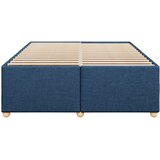 Okvir za krevet bez madraca plavi 140 x 190 cm od tkanine | shoptok.hr