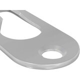  Vješalica s rupom 2 pcs Srebrno 45 x 16 x 3.5 mm Željezo | shoptok.hr