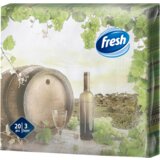 Fresh salvete vino i grožđe 3sloja 20kom Cene