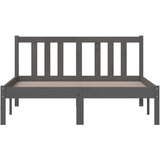  Za krevet od masivnog drva sivi 120 x 200 cm | shoptok.hr