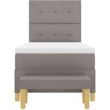  vzmetnica za posteljo z vzmetnico in klopjo Taupe 80x200 cm Tkanina, (22083319) | Shoptok.si