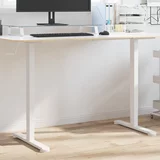  Samostojeći okvir za stol bijeli (94-135)x60x(70-114) cm čelik