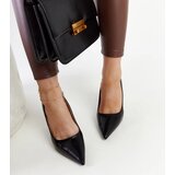 Gemre Black Patent Leather Stilettos Wines | Shoptok.si