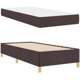  Krevetna konstrukcija Tamno smeđa 80 x 200 cm tkanina | shoptok.hr