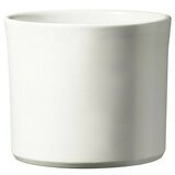 SK Okrugla tegla za biljke Miami (Vanjska dimenzija (ø x V): 20 x 17 cm, Bijele boje, Keramika, Mat) Cijene