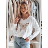 DStreet Bluzka damska one size oversize FLOFLY biała | ePonuda.com