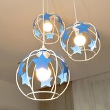  Dečiji luster na sajli STARS 3xE27/15W/230V plava/bela | Eponuda.com