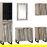 vidaXL Set namještaja za kupaonicu 5 pcs Orah smeđa 38 x 33 x 160 cm | shoptok.hr