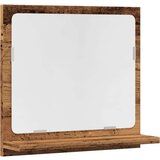 vidaXL Kupaonski ormarić s ogledalom staro drvo 40x11x37 cm | shoptok.hr