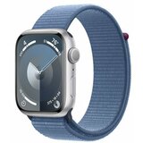 Apple watch S9 gps mr9f3se/a 45mm silver alu case w winter blue sport loop, pametni sat Cene