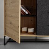 Bessagi Home komoda fosca, črna, hrast | Shoptok.si