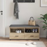 Klupa za hodnik s jastukom Sonoma hrast 100 x 38 x 46 cm | shoptok.hr