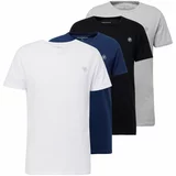 AÉROPOSTALE Majica mornarsko plava / svijetlosiva / crna / bijela