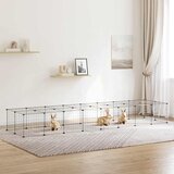  Kavez za ljubimce s 36 panela i vratima crni 35 x 35 cm čelični | Eponuda.ba
