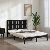 Furnova Posteljni okvir črn iz trdne borovine 140x190 cm, (21931136) | Shoptok.si
