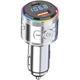 Winner group - auto punjač sa fm predajnikom i handsfree funkcijom, 20 w, srebrne boje Cene