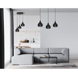  Crni luster na sajli AKTAN 3xE27/60W/230V | Eponuda.com