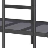 vidaXL Krevet na kat bez madraca crni 80x200 cm čelik | shoptok.hr