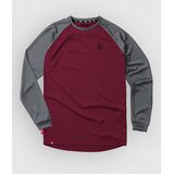 Loose Riders Ess. Long Sleeve Jersey burgundy grey Cene