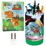 DIY Dinosauri u staklenci Kreativni komplet Noćno svjetlo s daljinskim upravljačem | shoptok.hr